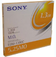 Sony 5.25? Magneto-Optical Disc of 1,309MB (EDM1300)